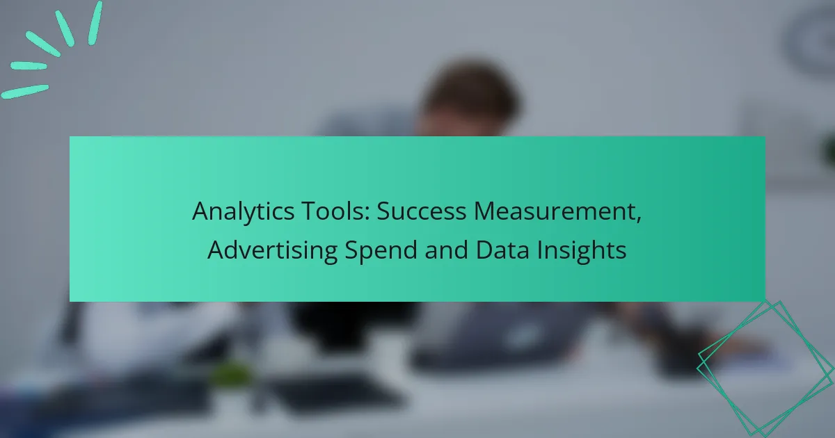 Analytics Tools: Success Measurement, Advertising Spend and Data Insights