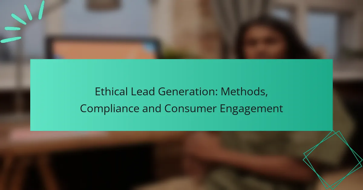 Ethical Lead Generation: Methods, Compliance and Consumer Engagement