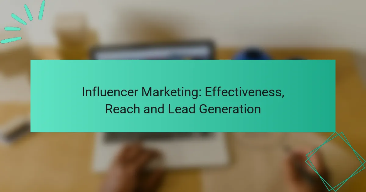Influencer Marketing: Effectiveness, Reach and Lead Generation